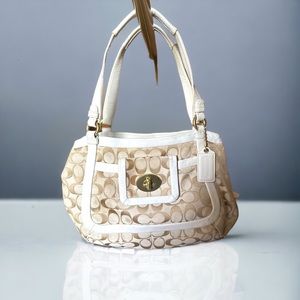 ZADDY COACH Authentic 
Leather satchel purse